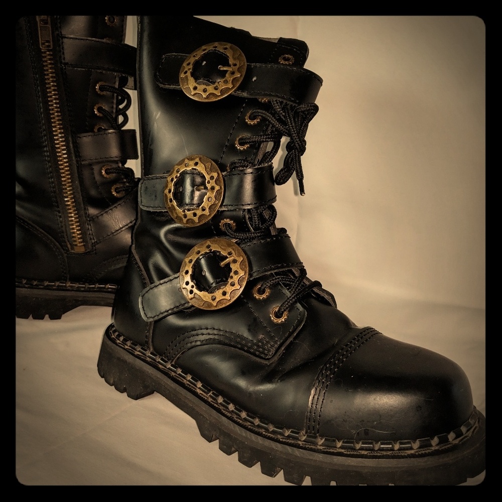 Steampunk Goth Boots